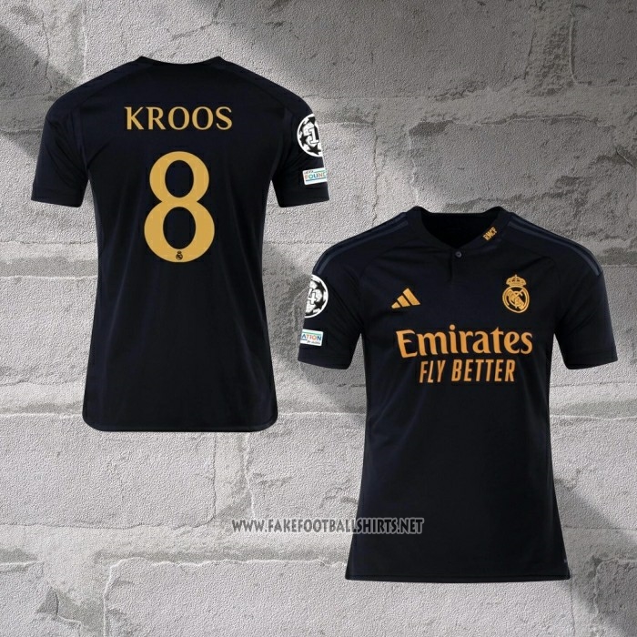 Real Madrid Player Kroos Third Shirt 2023-2024